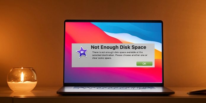 How To Fix The Not Enough Disk Space iMovie Error