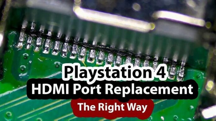 PS4 HDMI Port Repair