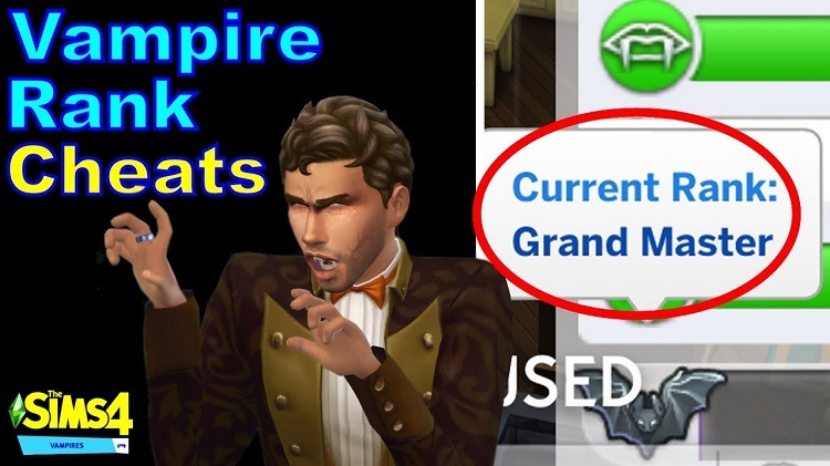 Sims 4 Vampire Rank Cheat