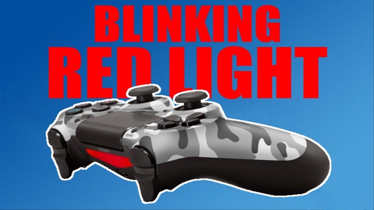 PS4 Controller Red Light