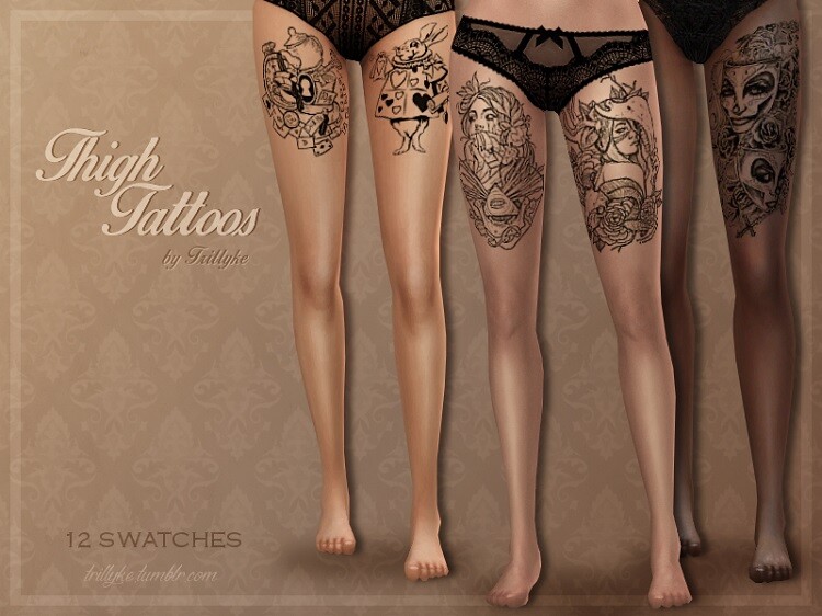 Thigh Tattoos