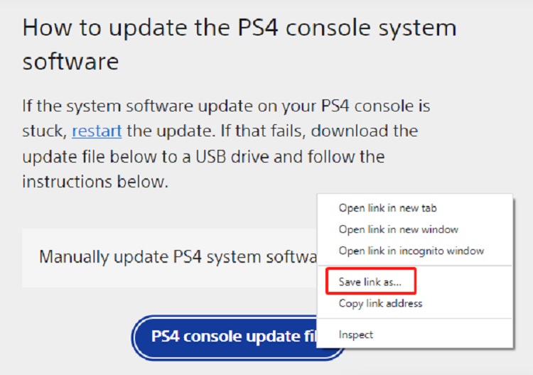 PS4 System Software Update