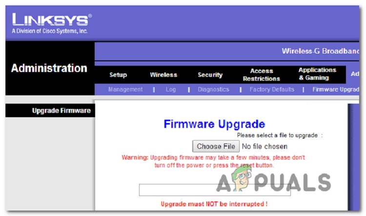 Update Router Firmware