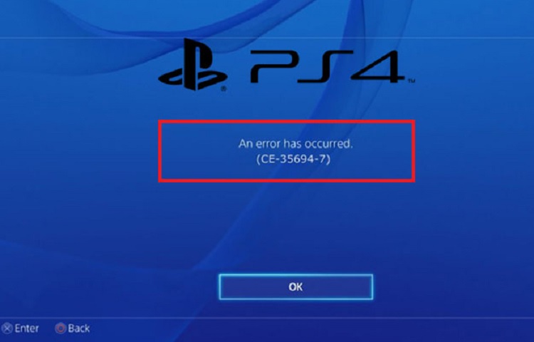 What Does PS4 Error CE-35694-7 Mean?